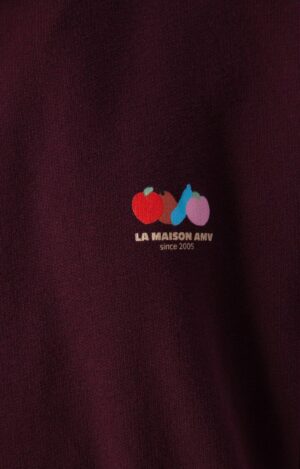 Alternative view of ATUBAY Sweater | Wine - American Vintage