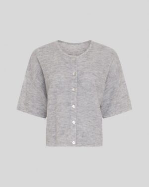 MSCHAurelia 2/4 Cardigan | Light Grey Melange - MSCH Copenhagen