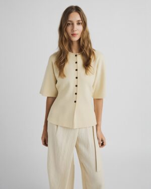 MSCHMirielle East 2/4 Cardigan | Sand - MSCH Copenhagen