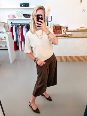 Alternative view of MSCHThamira 2/4 Pullover | Fog - MSCH Copenhagen