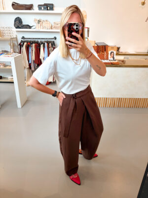 MSCHZein Esteriane HW Pants | Hot Fudge - MSCH Copenhagen