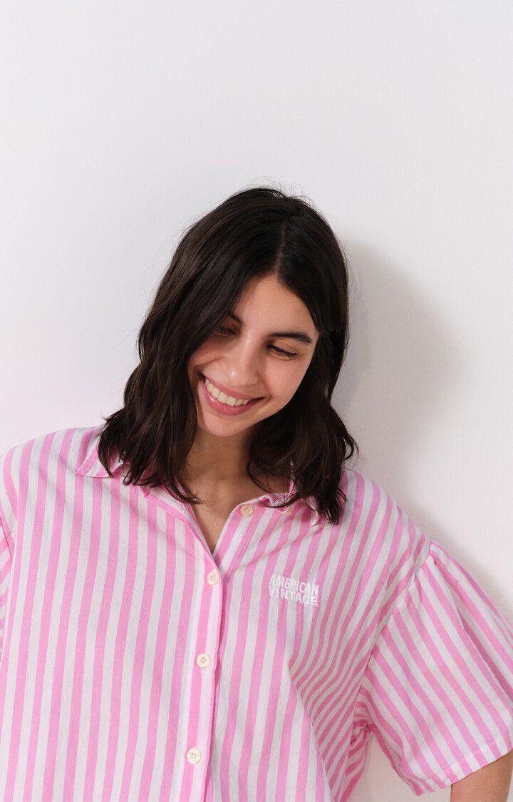 VEXTOWN Blouse | Rose Stripe - American Vintage - Afbeelding 6