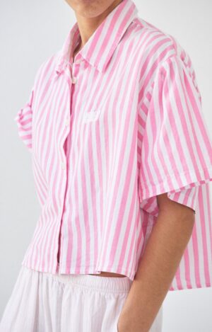 Alternative view of VEXTOWN Blouse | Rose Stripe - American Vintage