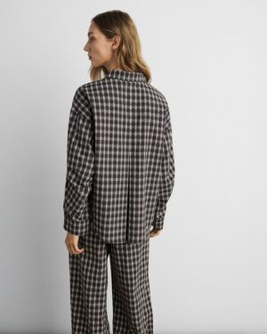 Alternative view of MSCHCarola Shirt | Brown/Egret - MSCH Copenhagen