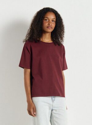 FIZVALLEY T-Shirt | Bordeaux - American Vintage