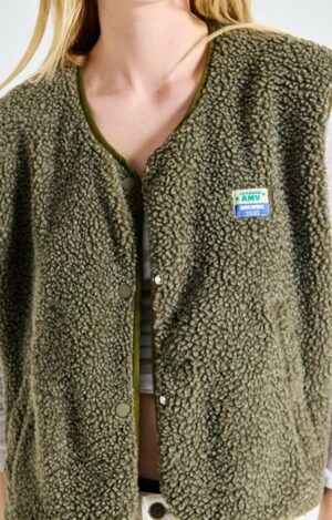 Alternative view of HOKTOWN Gilet | Khaki - American Vintage