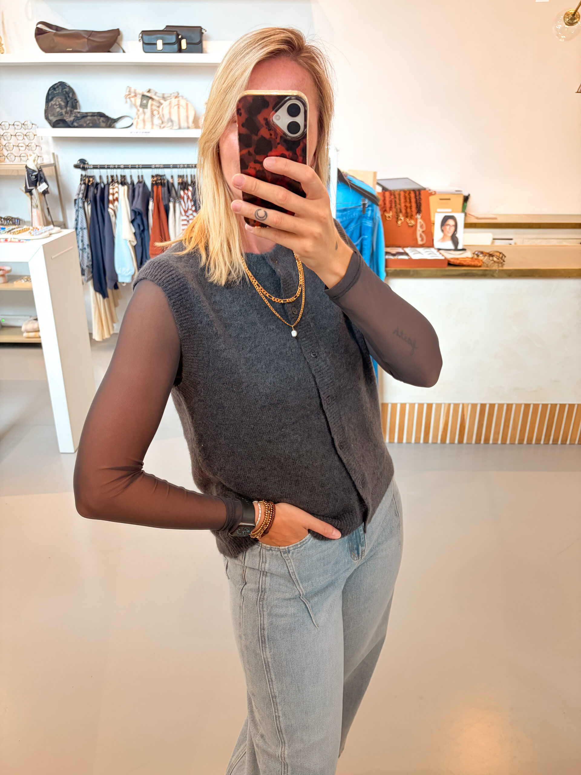 MSCHBondie Hope Vest | India Ink - MSCH Copenhagen - Afbeelding 3