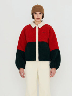 Sherpa Jacket | Color Blocked - The Tiny Big Sister