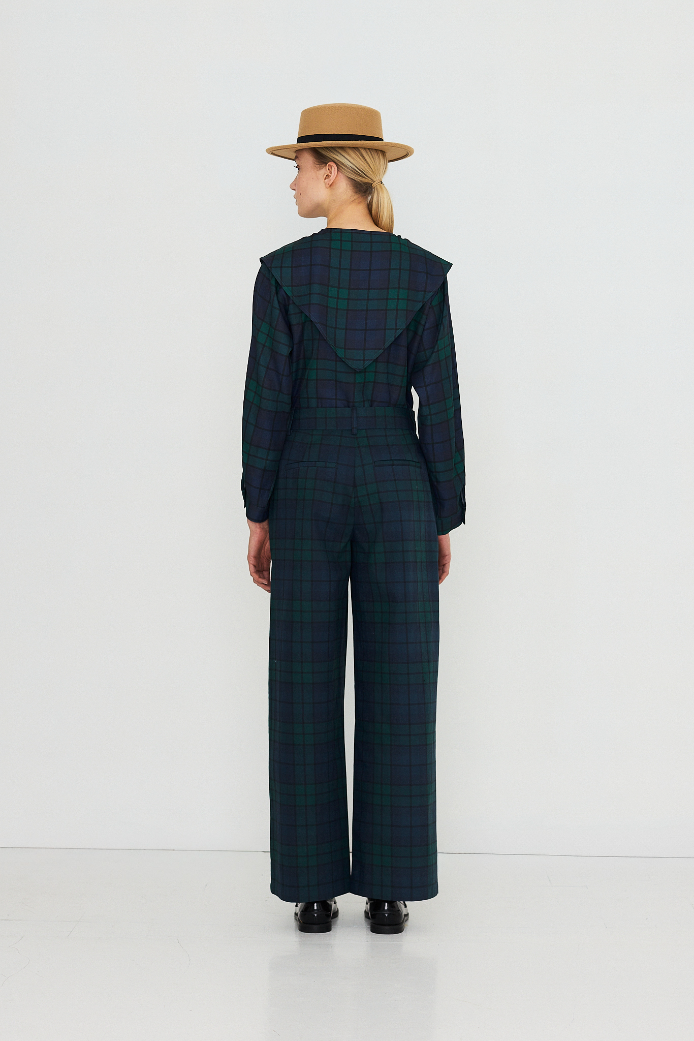 Check Pants | Green/Blue - The Tiny Big Sister - Afbeelding 3