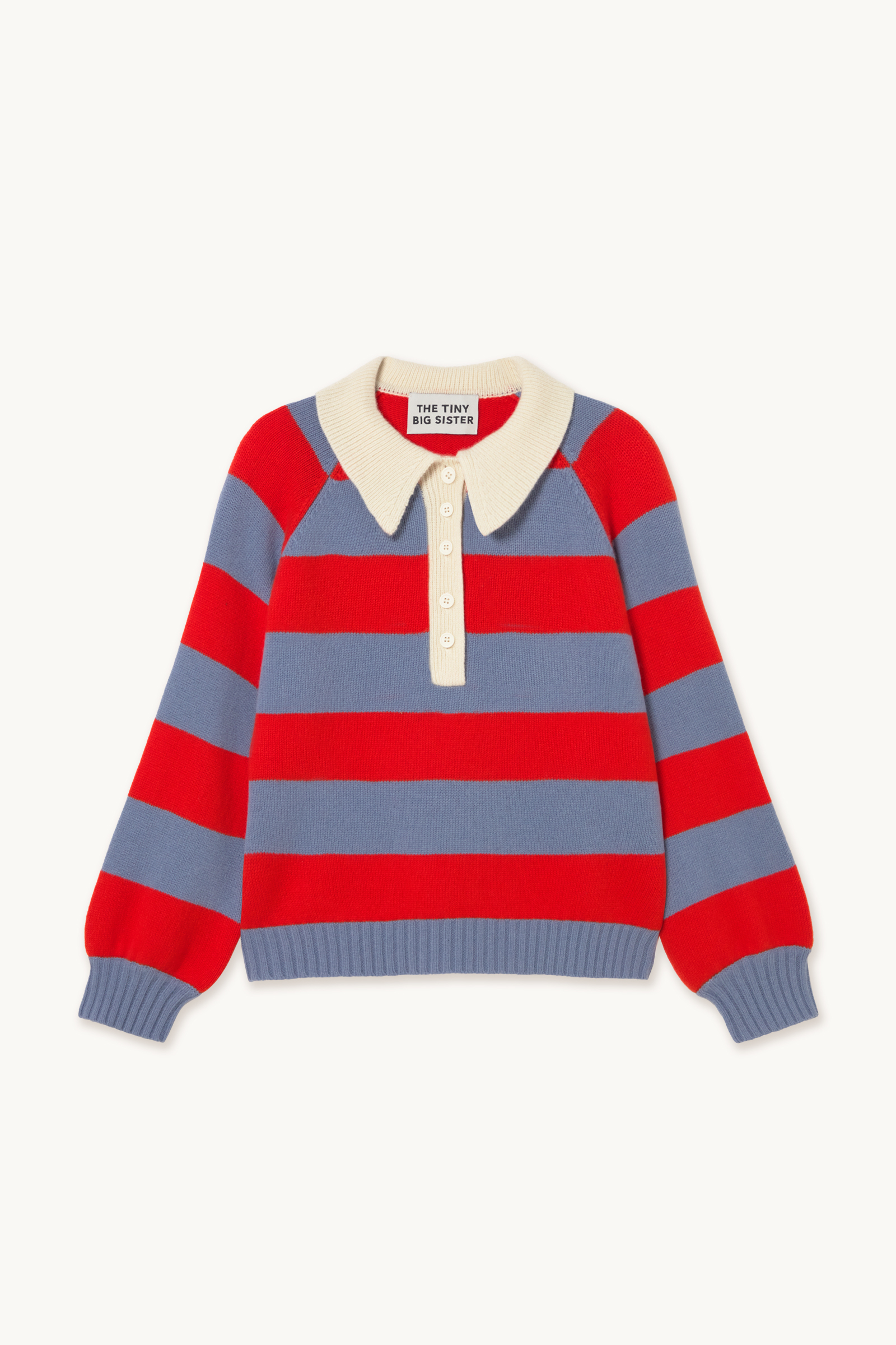 Frank Striped Polo | Orange - The Tiny Big Sister - Afbeelding 3