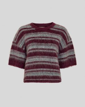 MSCHLycie 2/4 Pullover | Purple/Grey - MSCH Copenhagen