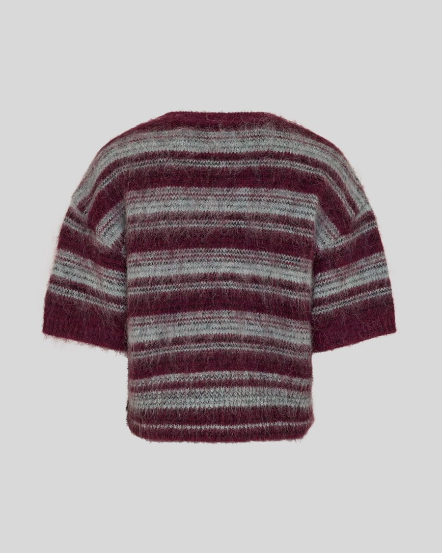 MSCHLycie 2/4 Pullover | Purple/Grey - MSCH Copenhagen - Afbeelding 3