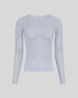 Alternative view of MSCHJanie Illenora Top | Light Blue - MSCH Copenhagen
