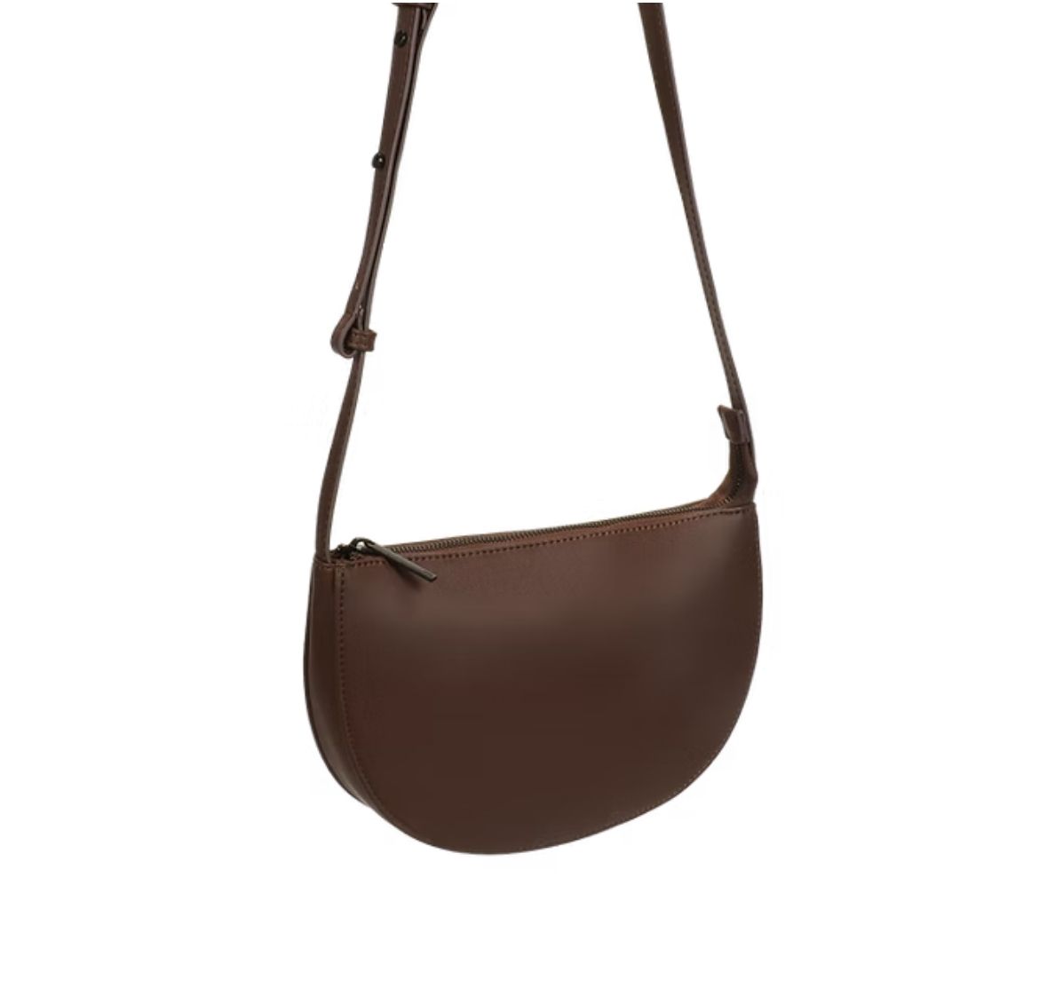 FAROU Half Moon Bag | Dark Wood - Monk & Anna - Afbeelding 5