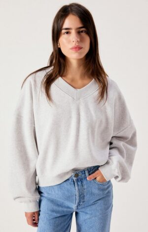 BAPTOWN Sweater | Light Grey - American Vintage