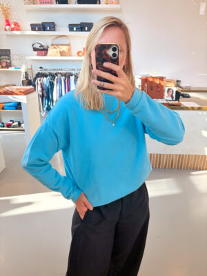 ACENTRA Sweat | Little Boy Blue - Poudre Organic